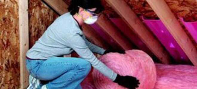 Укладка утеплителя на потолок: руководство по монтажу