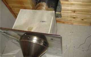 Проход трубы через потолок бани: самостоятельный монтаж конструкции