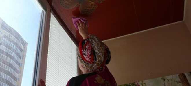 Как мыть натяжные потолки и каким средством лучше пользоваться