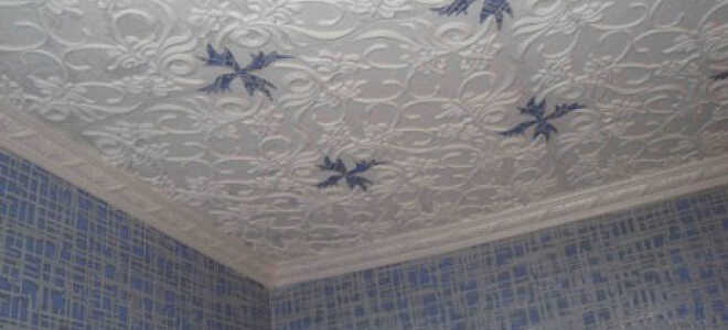 Декор для потолка из пенопласта: завершающий технологический этап