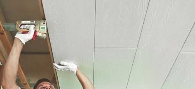 Обшивка потолка пластиковыми панелями, гипсокартоном и вагонкой своими руками