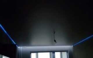 Потолок с подсветкой по периметру