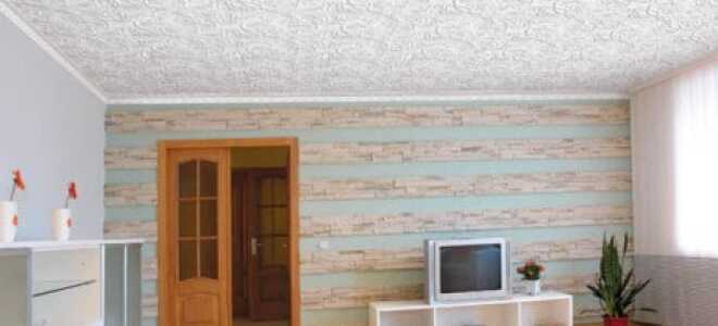 Потолочная плитка без швов: эффектная отделка