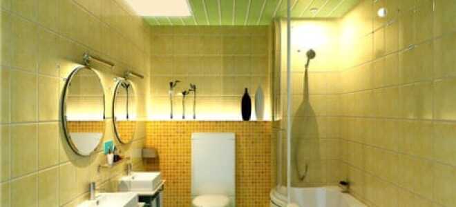 Подшивной потолок из гипсокартона, деревянных и ПВХ-панелей