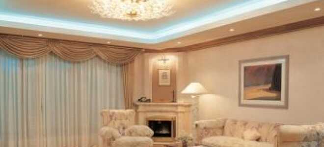 Потолок с подсветкой: эффектные идеи в интерьере