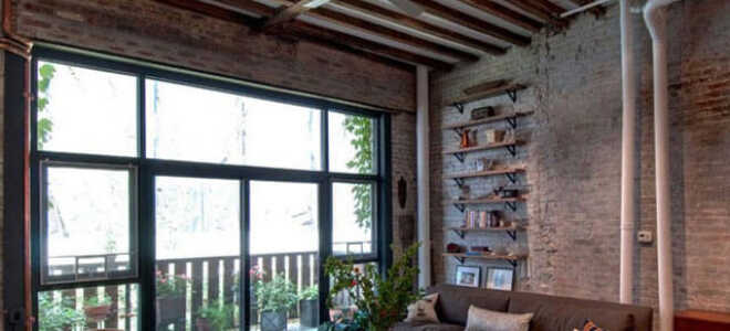 Потолок Лофт: как сделать потолок в стиле Лофт, какой выбрать, деревянный потолок, потолочный плинтус