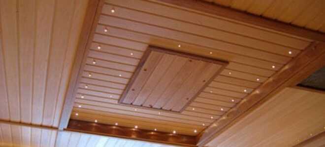 Отделка потолка вагонкой: как обшить своими руками с использованием досок из натурального дерева