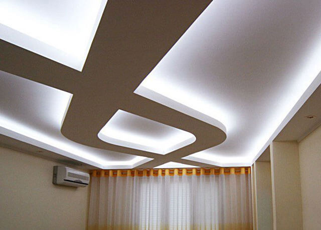 парящий подвесной потолок парящий потолок из гипсокартона монтаж