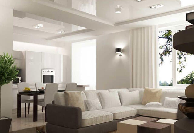 навесные потолки в гостиную современные потолки в гостиной