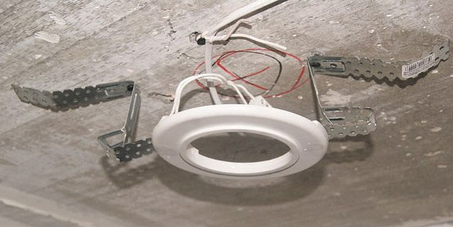 установка светодиодных светильников