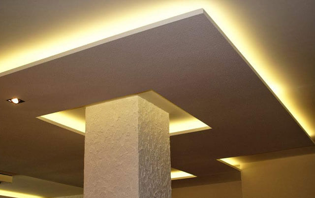 парящие потолки из гипсокартона как сделать парящий потолок из гипсокартона