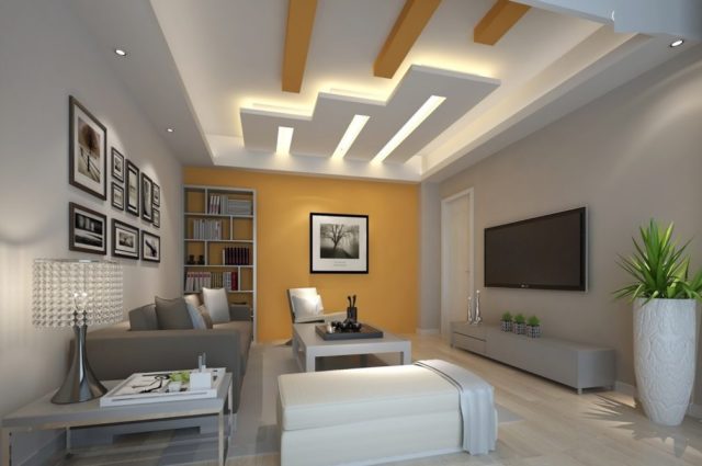 Конструкция из гипсокартона